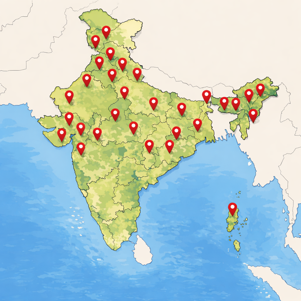 riors serving locations